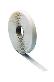 Klittenband Haak, Wit, 20mm x 25mtr, Zelfklevend Klittenband Haak, Wit, 20mm x 25mtr, Zelfklevend