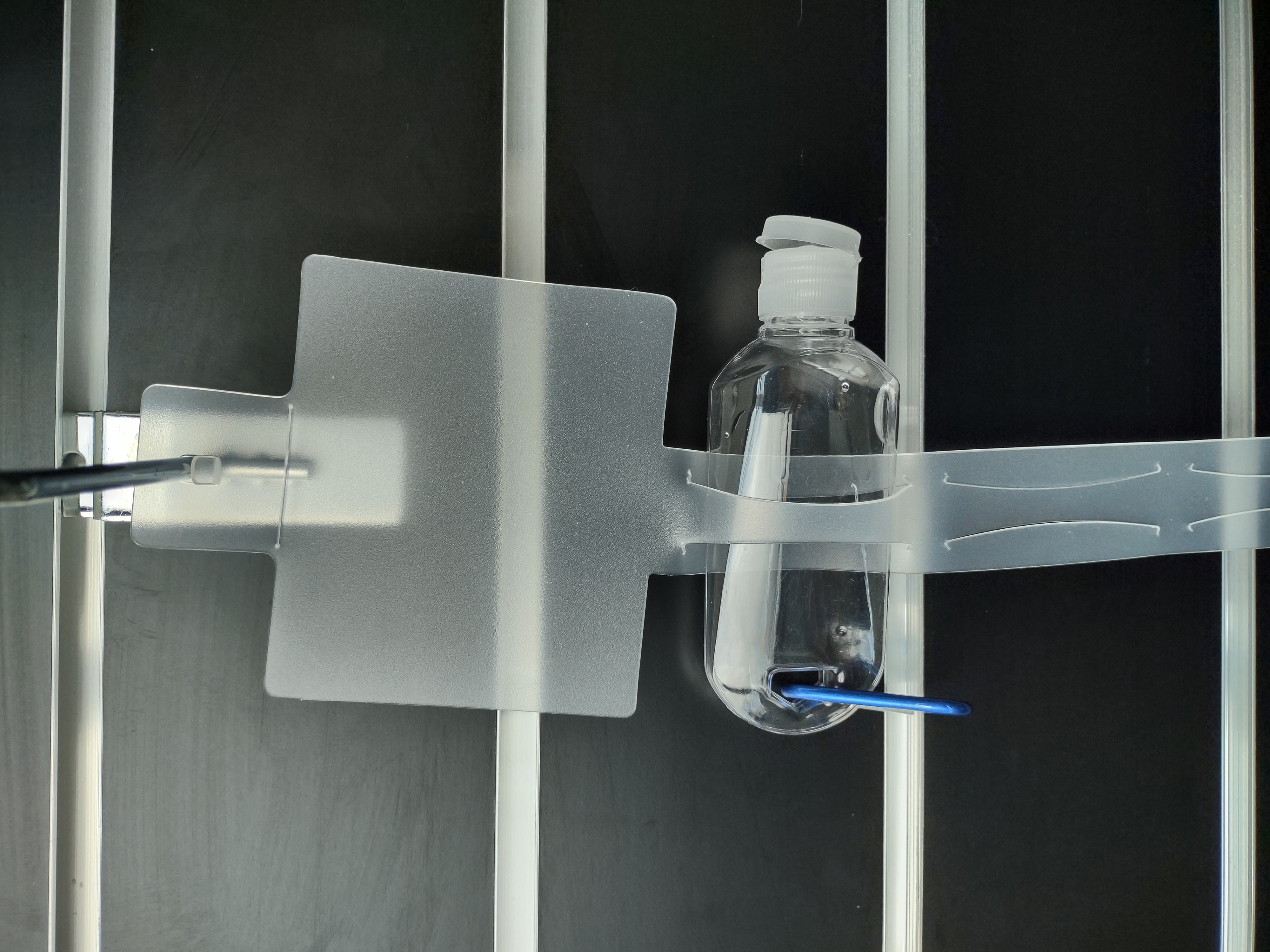 Clipstrip - 1031mm lengte - 12 Slots met kopkaart 100 x 85mm