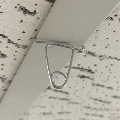 Systeemplafondklem - Kunststof - 22 x 20mm Systeemplafondklem - Kunststof - 22 x 20mm