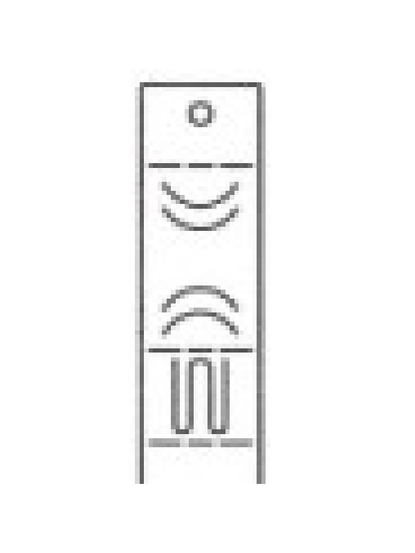 Clipstrip Vouwbaar - 830mm lengte - 12 Clips zonder kopkaart Clipstrip Vouwbaar - 830mm lengte - 12 Clips zonder kopkaart