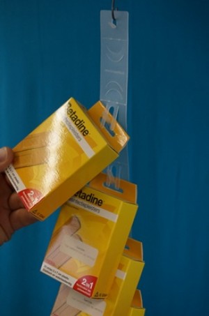 Clipstrip Vouwbaar - 830mm lengte - 12 Clips zonder kopkaart