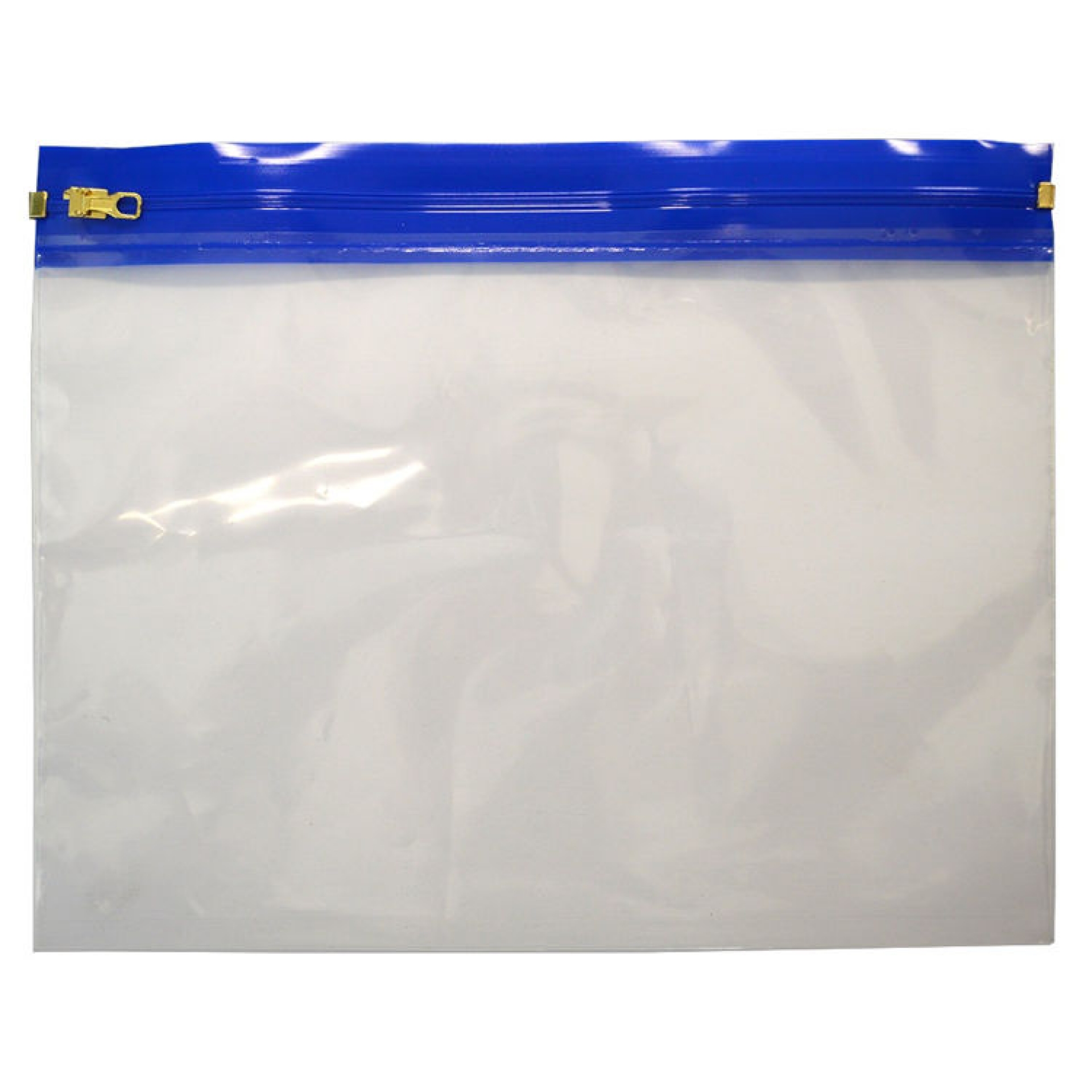 Ritszak - 350 x 450mm - 70my Transparant - Witte ritssluiting Ritszak - 350 x 450mm - 70my Transparant - Witte ritssluiting