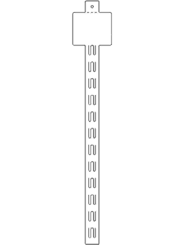 Clipstrip - 672mm lengte - 12 Clips met kopkaart 100 x 85mm Clipstrip - 672mm lengte - 12 Clips met kopkaart 100 x 85mm