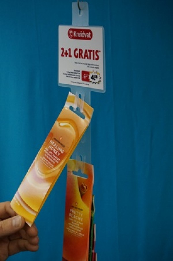 Clipstrip - 972mm lengte - 20 Clips met kopkaart 100 x 85mm Clipstrip - 972mm lengte - 20 Clips met kopkaart 100 x 85mm